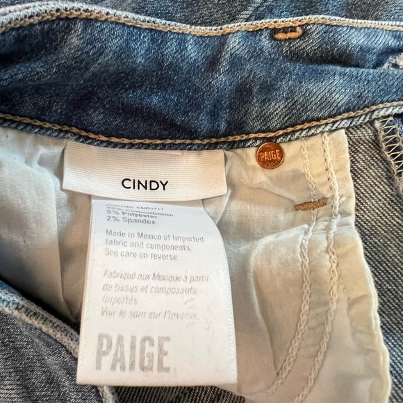 Paige Cindy jeans Distressed Ankle length size 27 - Picture 7 of 7